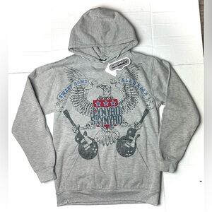 Lynyrd Skynyrd SWEET HOME ALABAMA  Gray Pull Over Hoodie Sweatshirt‎ Men's Small